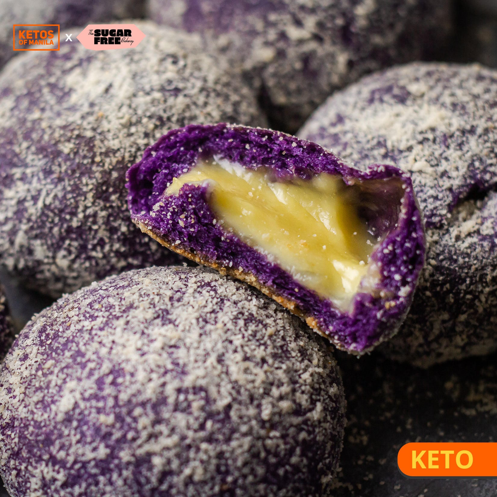 Keto Ube Cheesedesal